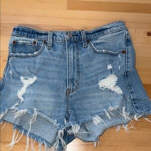Abercrombie Distressed Denim Women's Shorts